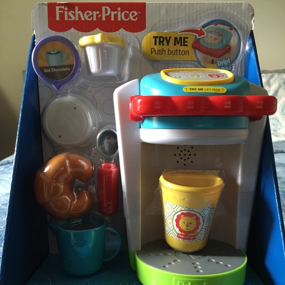 fisher price coffee maker set